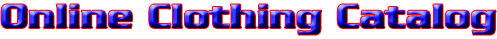 online clothing catalog