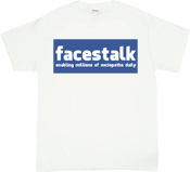 facestalk t shirt, facebook t shirt, facebook t shirts, facebook parody t shirt